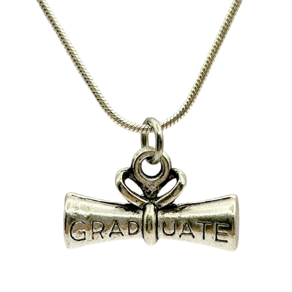 Graduate Diploma Charm Necklace